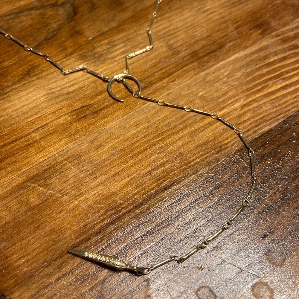 Beautiful LUV AJ celestial gold necklace